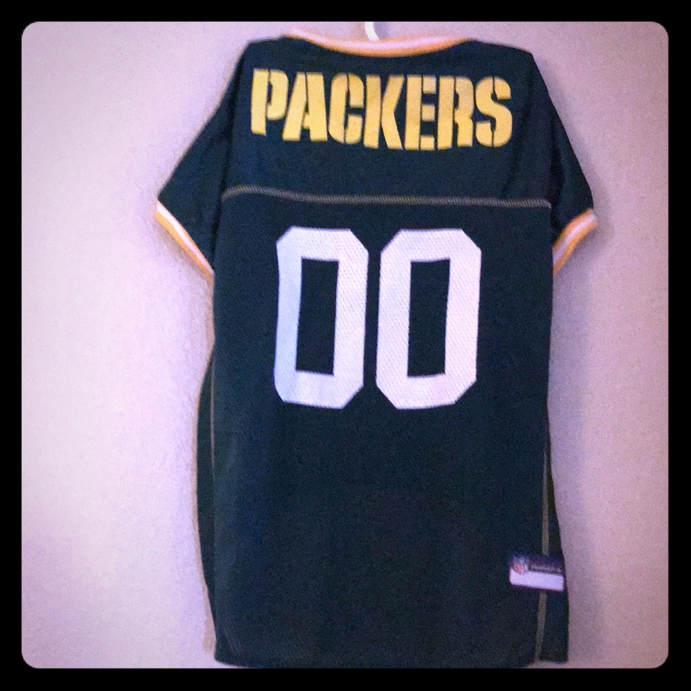 Green Bay packers dog outfit